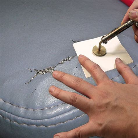 how to repair peeling faux leather jacket